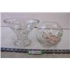 Image 1 : Glass Bowl+Glass Vase