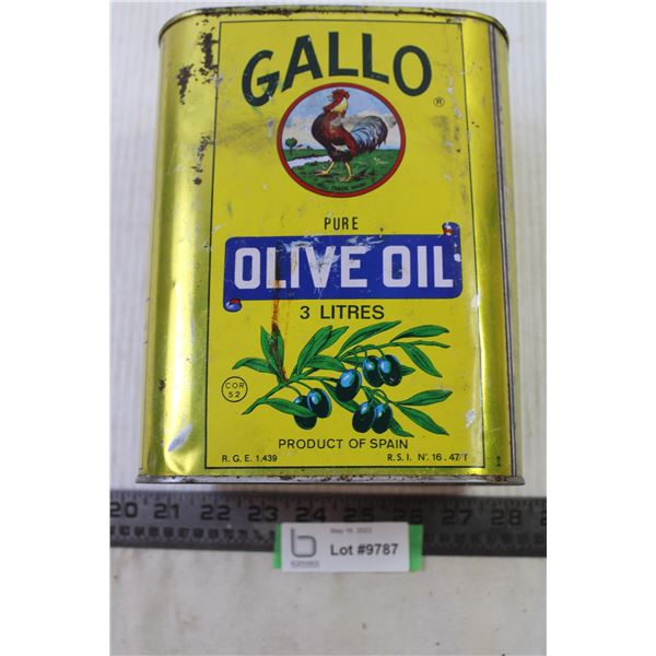 Gallo Olive Oil Tin