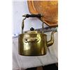 Image 3 : Gold Brass Tea Kettle+ Joanna Gaines Tray