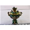 Image 2 : Vintage Russian Electric Samovar Painted Old Samowar Water Heater Teapot