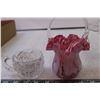 Image 2 : Pedestal Cake Stand+Punch Cup+Cranberry Basket