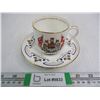 Image 1 : Aynsley Bone China Cup and Saucer-100 yrs. Canadian Confederation