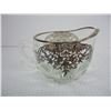 Image 2 : Sterling Silver Overlay Cream/Sugar/Dessert Dish