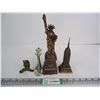Image 1 : (5) Ornaments- Statue of Liberty, Empire State, Space Needle