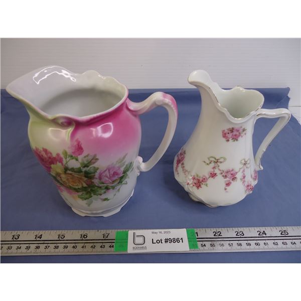 (2) Small Vintage Pitchers