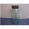 Image 2 : Vintage Crown Mason Jar Complete with Glass Lid