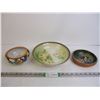 Image 1 : (3) Assorted Bowls from Prussia, Japan, and Australia