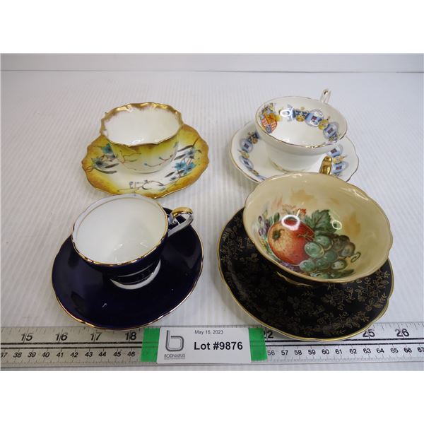 (4) Sets of Vintage Cups/Saucer Sets