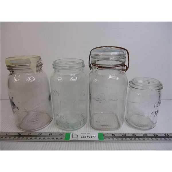 (4) Assorted Vintage Jars