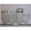 Image 1 : (4) Assorted Vintage Jars