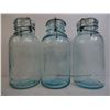 Image 2 : (3) Perfect Seal Wide Mouth Jars Complete with Lids