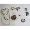 Image 7 : Assorted Costume Jewelry Pieces - Quartz Watch (not running)