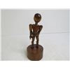 Image 2 : Wooden Man Push Bottom Figure