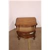 Image 7 : *Wooden Night Stand with Drawer - 24" x 16" x 27"