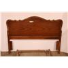 Image 4 : *Wooden Head Board with Metal Bed Frame - 5ft x 43 1/2" Headboard