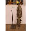 Image 1 : *Patio Umbrella with Stand - About 98" Tall