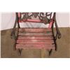 Image 3 : *Metal and Wooden Garden Chair - 24" x 23" x 31 1/2" (Sun Damage)