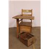 Image 2 : *Vintage Wooden School Desk with Spare Drawer
