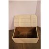Image 5 : *Vintage Wooden Storage Box with Hinged Lid - 17" x 30" x 18"