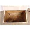 Image 6 : *Vintage Wooden Storage Box with Hinged Lid - 17" x 30" x 18"