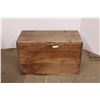 Image 1 : *Vintage Wooden Storage Box with Hinged Lid - 37 1/2" x 18" x 24 1/2"