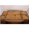 Image 7 : *Vintage Wooden Storage Box with Hinged Lid - 37 1/2" x 18" x 24 1/2"