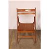 Image 2 : *(2x Bid Price) (2) Wooden Folding Chairs