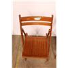 Image 4 : *(2x Bid Price) (2) Wooden Folding Chairs