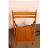 Image 5 : *(2x Bid Price) (2) Wooden Folding Chairs