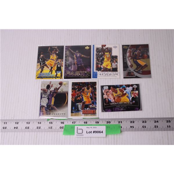 (7) NBA Basketball Trading Cards - Kobe Bryant