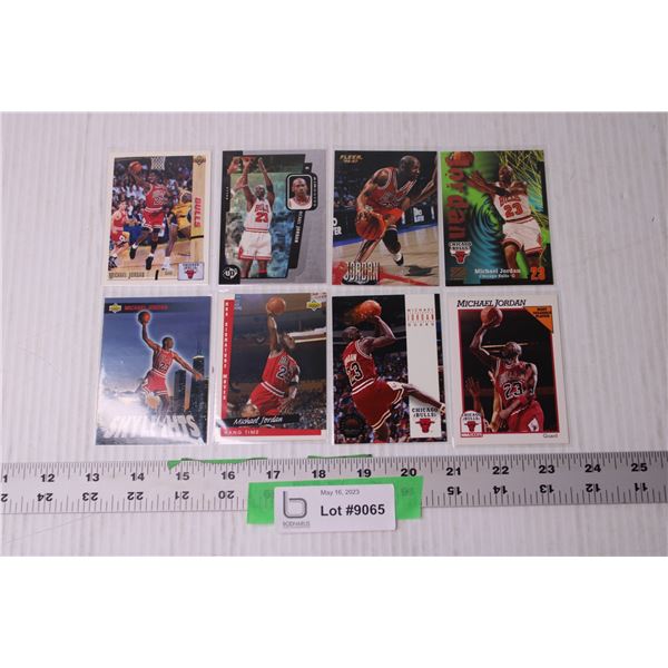 (8) NBA Basketball Trading Cards - Michael Jordan