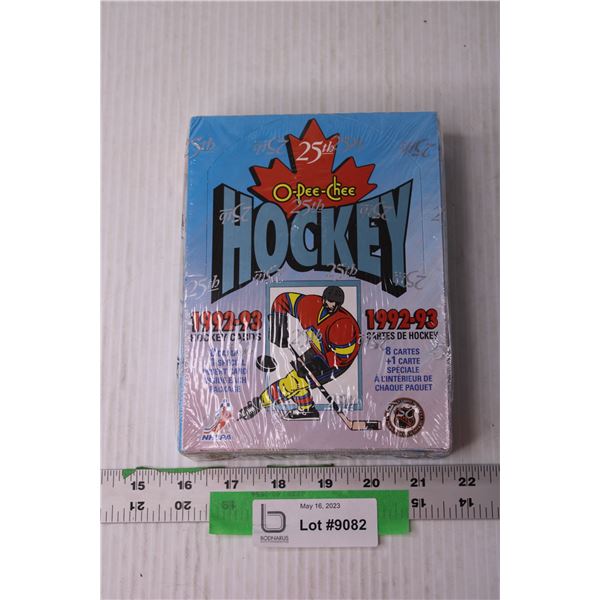 Box of 1992 to 1993 O Pee Chee Hockey Trading Cards (NIB)