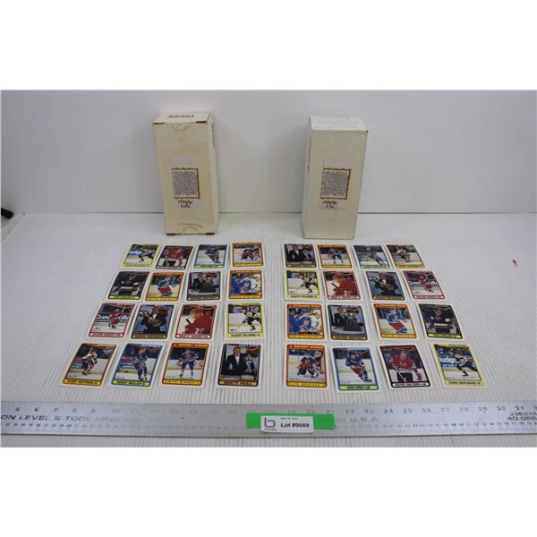 (2) Boxes of 1990 to 1991 OPC Hockey Trading Cards - #1 to 528