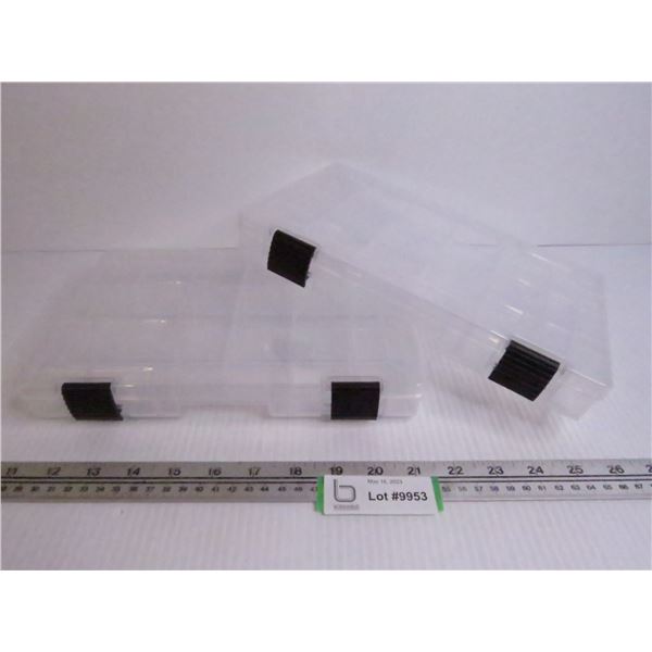 (2) Small Plastic Organizers