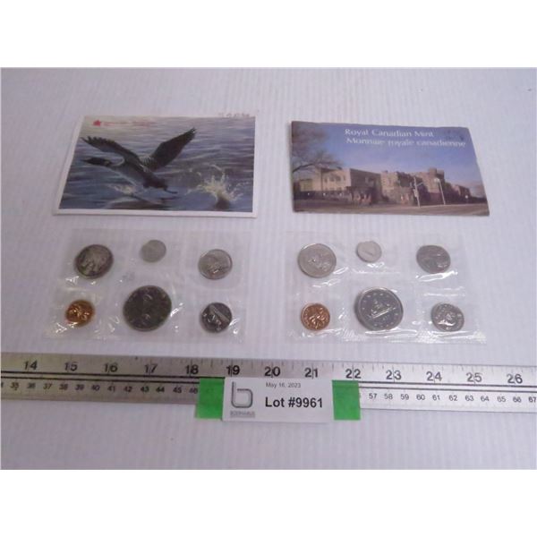 (1) -1977 Canadian Mint Coin Set (1) - 1978 Canadian Mint Coin Set