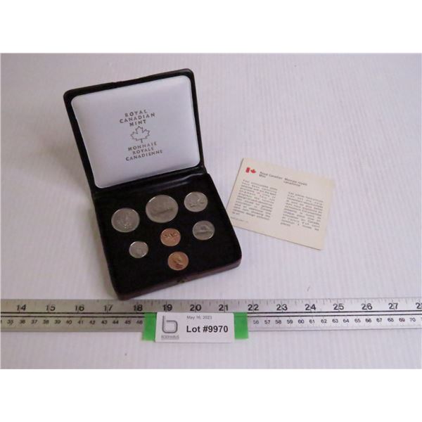 1977 Royal Canadian Mint Box Coin Set