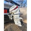 Image 5 : 16 Ft Montego Bay Pontoon Boat w/ Trailer   90 HP Evinrude Engine ( Very New )