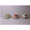 Image 3 : (5) Assorted Tea Cups and Saucers