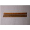 Image 3 : (2) Vintage  Advertising  Rulers (Carman and Winnipeg Manitoba)