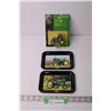 Image 1 : (2) John Deere Trinket Trays and ERTL John Deere 7710 Die Cast Tractor (NIB)