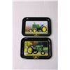 Image 3 : (2) John Deere Trinket Trays and ERTL John Deere 7710 Die Cast Tractor (NIB)