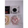 Image 2 : (5) Advertising Ashtrays From Saskatchewan Businesses (Fillmore, Oungre, Wadena, Arcola, Moose Jaw)