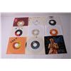 Image 2 : (2) Guitar Song Books and Assorted Vintage 45 Records - Michael Jackson, David Bowie, Queen