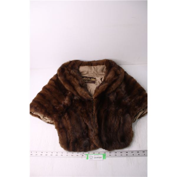 Vintage Fur Shawl