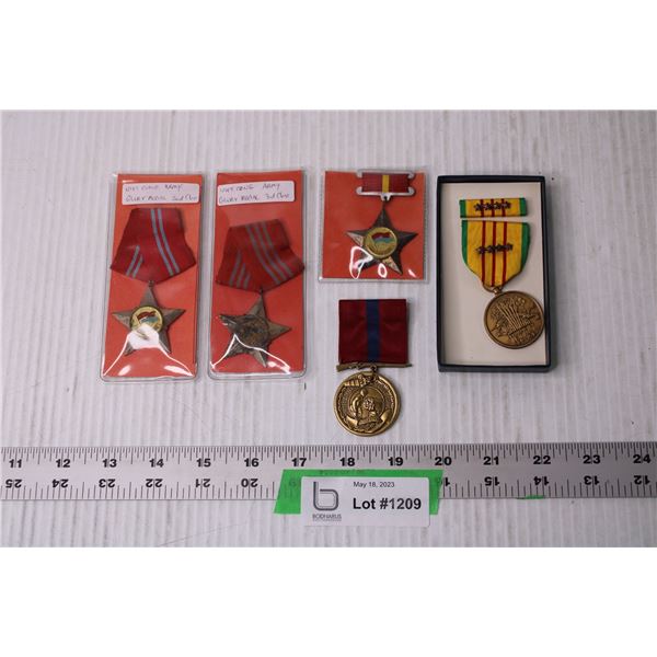 (5) USA Army Medals