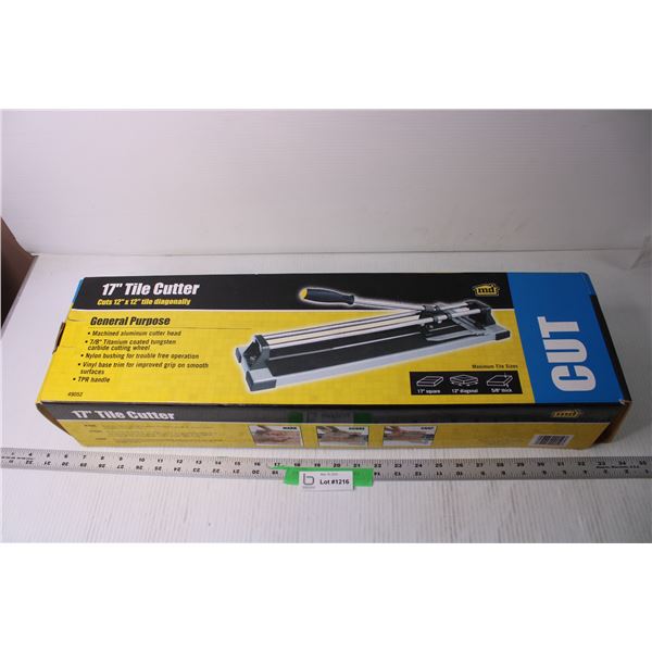 17" Tile Cutter (NIB)