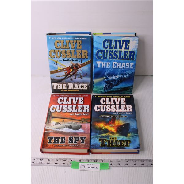 (4) Clive Cussler Books - The Isaac Bell Adventure