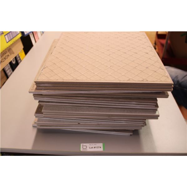 26 Naturi Tiles (13" x 13") Ivory Color New