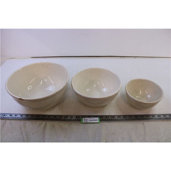 (3) Various Sized Bowls