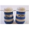 Image 2 : White and Blue Salt and Pepper Shakers